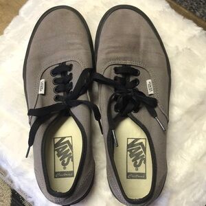 Vans Men's Taupe Canvas Sneakers-Sz 7/ or‎ 8.5 for women